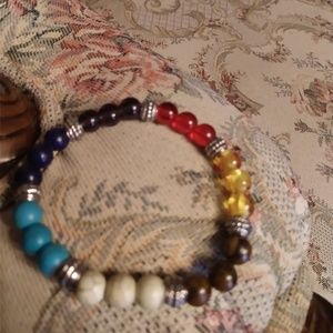 Multi Color Stretchy Good Luck Bracelet